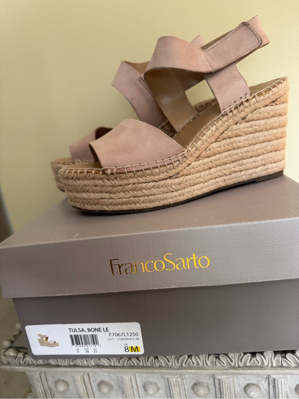 Platform Suede Leather Sandals